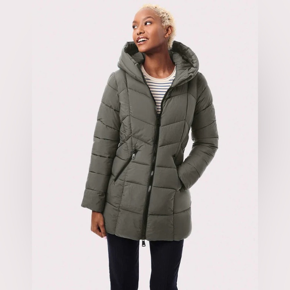 Bernardo Women's Puffer Jacket - Dark Gray Size Large NWT - Picture 14 of 17